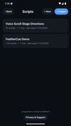 Script library