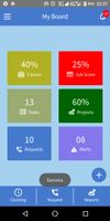 Attendance app
timesheet application
task management
staff reporting