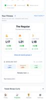 fitn3s reads your real workout data and scores every muscle group on a 1–40 scale, so "getting fitter" becomes something you can watch happen — with confidence levels and month-over-month trends to back it up.