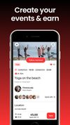 Create your events & earn
