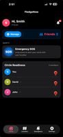 Friend Circle Home screen