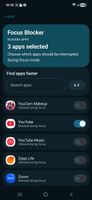 Choose which apps to block