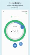 Focus timers - Stay focused and maximize productivity