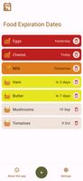 Food Expiration Dates screenshot 1