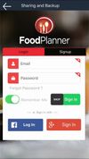 FoodPlanner screenshot 1