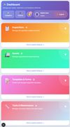 Fleet dashboard with color-coded status cards showing inspection results and equipment health at a glance