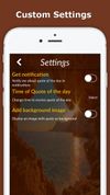 Custom Settings