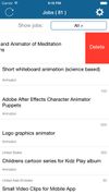 Freelance job search screenshot 1