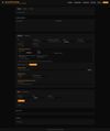 UI Overview (Graphite Amber Theme)
