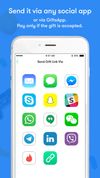 Send it via any social app