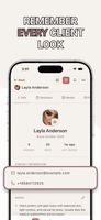Create detailed client profiles with preferences, allergies, formulas, contact details, and everything you need to remember before the next appointment.