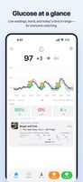 Live glucose with every meal and dose on the graph