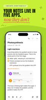 Notes, recordings and transcripts together in one note
