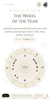 Wheel of the Year — Sacred calendar with all eight sabbats and seasonal festivals