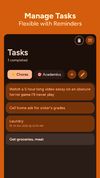 Manage Tasks
Flexible with Reminders