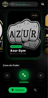 Homescreen list of the gyms.