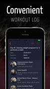 GymUp workout notebook screenshot 1