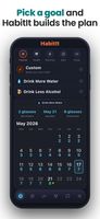 Pick a goal and HabitIt builds the day-by-day plan automatically. No streaks, no shame - just a schedule that adapts when life gets in the way.