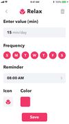 HabitMinder screenshot 2