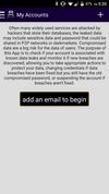 Hacked Leaks Checker screenshot 3