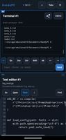 Terminal & Text editor