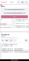 Diff & Text editor