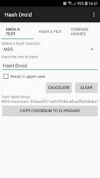 Hash Droid screenshot 1