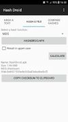 Hash Droid screenshot 2
