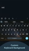 Custom keyboard background