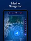 NOAA ENC chart with speed, GPS accuracy and the depth under the boat on screen