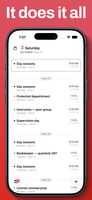 Finally, one handy organizer for your calendar, reminders, and notes, with work hours and real privacy in the same app.