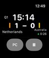 Clear watch screen