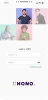 HONO Login page