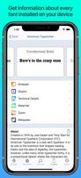 iFont screenshot 2