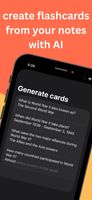 Create flashcards from your notes with AI