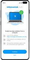 Infomaniak Auth screenshot 2
