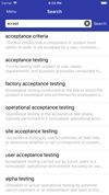 ISTQB Glossary screenshot 1