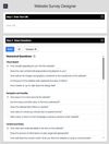 Website Survey Designer