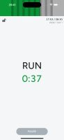Run timer showing 0:37.