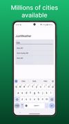 JustWeather screenshot 2