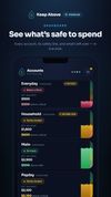 Dashboard - every account and where its balance stands