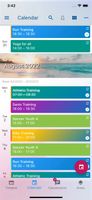 Club calendar: all events from all areas in one place