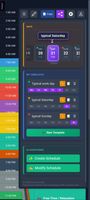 Define your regular routine base on the day of the week and customize after