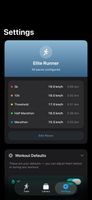 Settings view