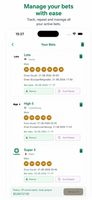 Manage your bets with ease