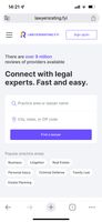 Select the lawyers in US by state, practice area or city