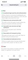 Get fast insight by the AI generated pros/cons based on the reviews analisys