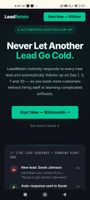 LeadRetain — Never let another 
lead go cold. Automated follow-up 
for small service businesses 
starting at $59/month.