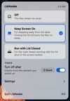 Keep Screen On with a two-hour timer.