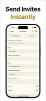 WhatsApp and email invitations with RSVP